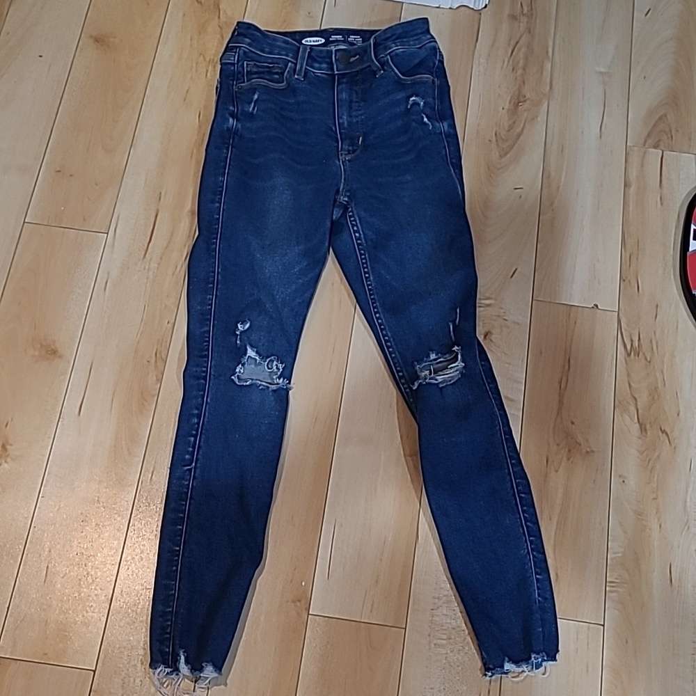 Old Navy women's size 0 super skinny extra high rise jeans